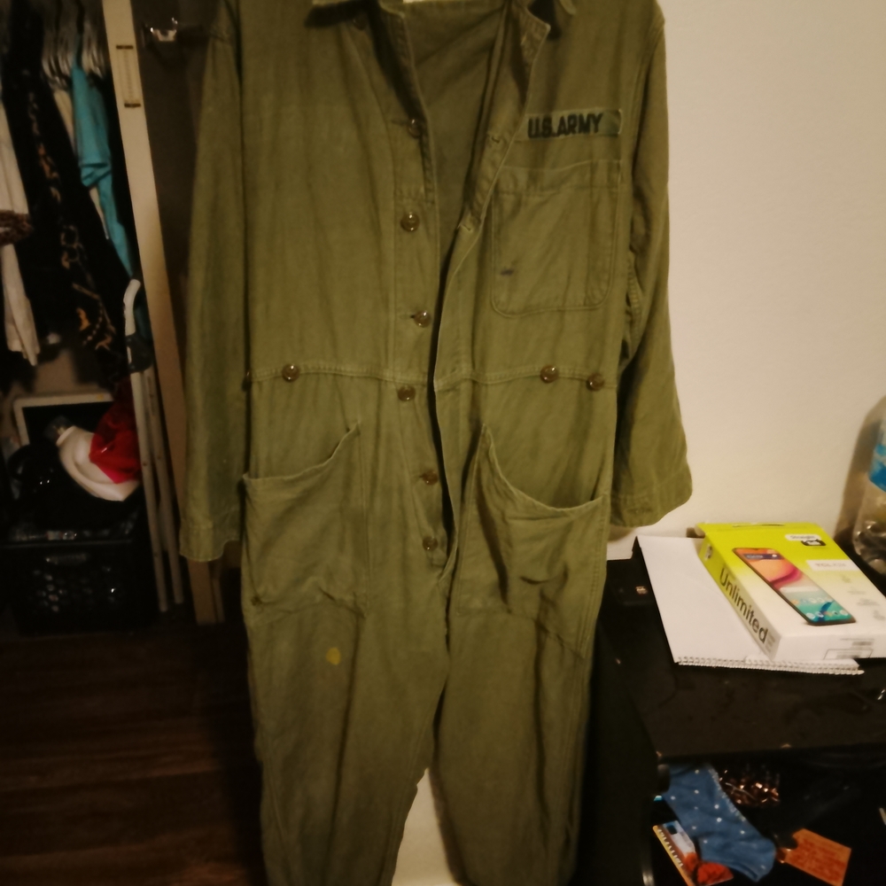 U.S. Army Green Coveralls